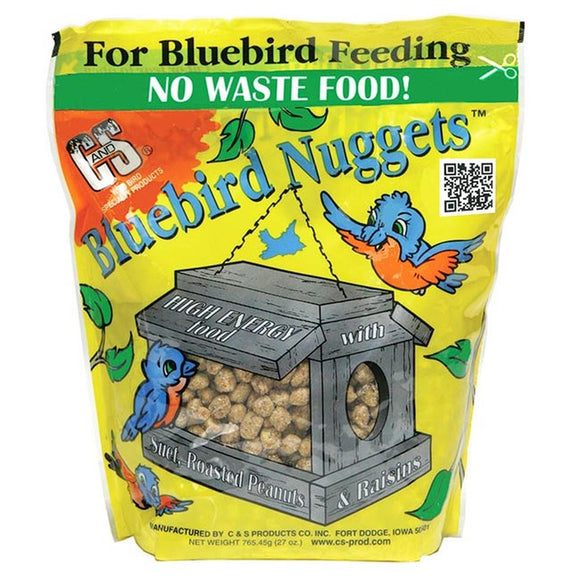 C&S Bluebird Nuggets Wild Bird Food, 27-oz