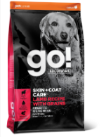 Go! Solutions Skin + Coat Care Lamb with Grains Dry Dog Food
