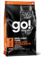 Go! Solutions Skin + Coat Care Salmon Grain-Free Dry Cat Food