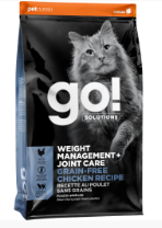 Go! Solutions Weight Management + Joint Care Chicken Grain-Free Dry Cat Food