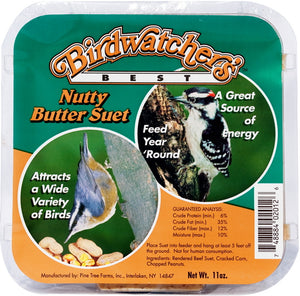 Wild Bird Nutty Butter Suet 11oz, 12/CS