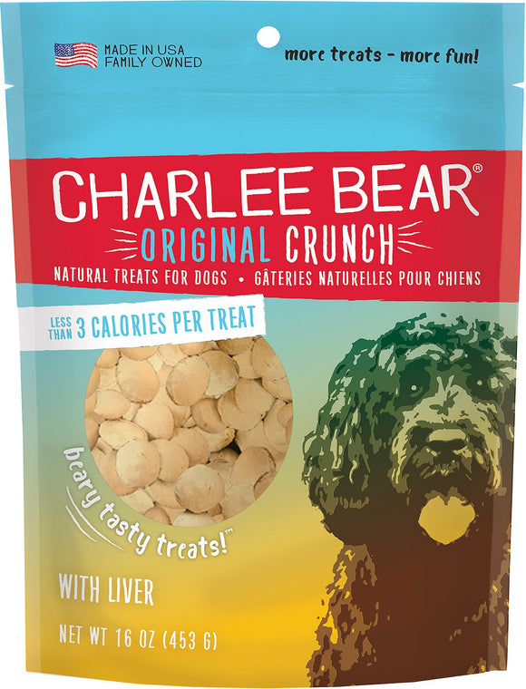 Charlee Bear Liver Flavor Dog Treats, 16-oz