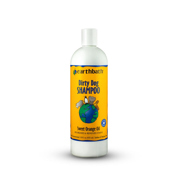Earthbath Dirty Dog Shampoo, Sweet Orange Oil, 16-oz
