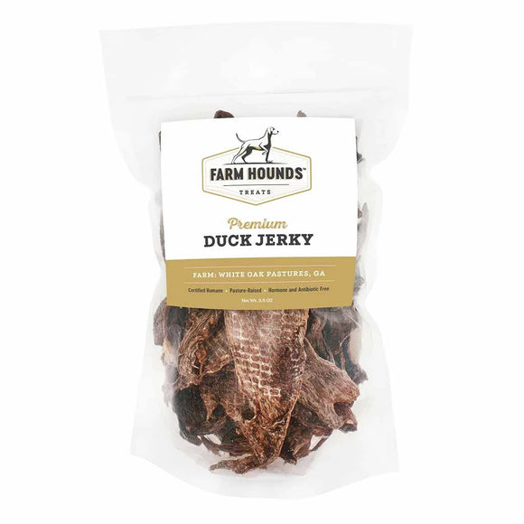 Farm Hounds Duck Jerky Dog Treats, 3.5-oz