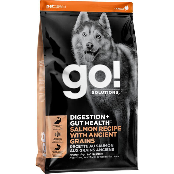 Go! Solutions Digestion + Gut Health Salmon with Ancient Grains Dry Dog Food