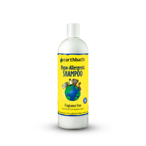Earthbath Hypo-Allergenic Shampoo for Dogs & Cats, Fragrance Free, 16-oz