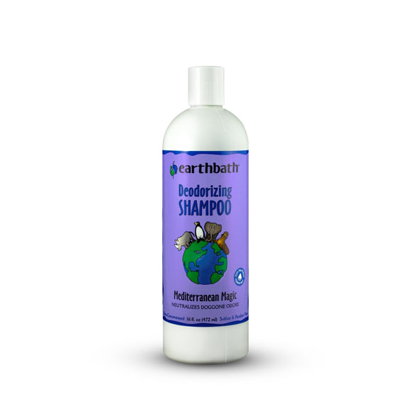 Earthbath Deodorizing Shampoo for Dogs & Cats, Mediterranean Magic, 16-oz