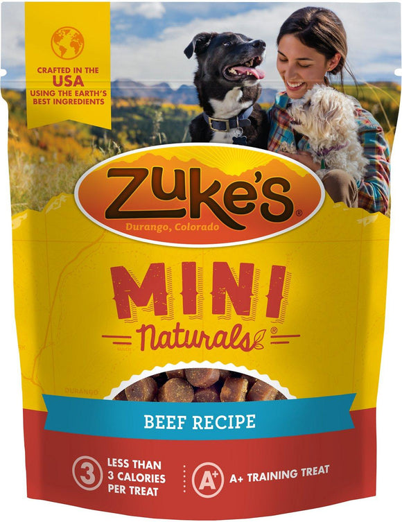 Zuke's - Mini Naturals - Beef Recipe Dog Treats