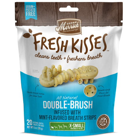 Merrick Fresh Kisses - Infused With Mint-Flavored Breath Strips (XS)