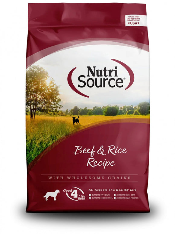 NutriSource - Beef & Rice Dry Dog Food