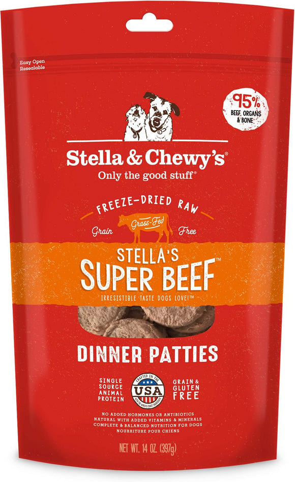 Stella & Chewy's - Super Beef Freeze-Dried Dinner Patties