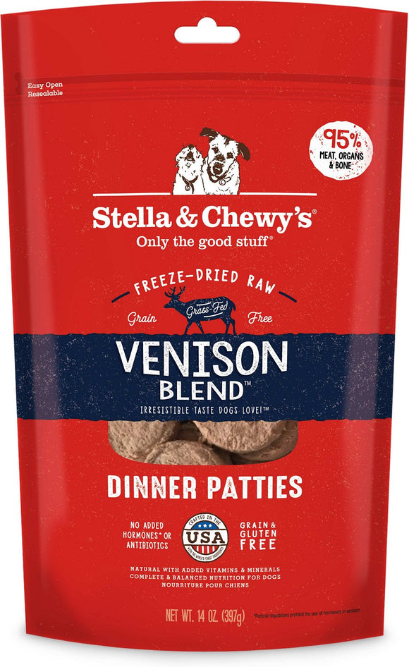 Stella & Chewy's - Venison Blend Freeze-Dried Dinner Patties
