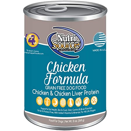 NutriSource - Canned Chicken & Chicken Liver Grain Free Wet Dog Food