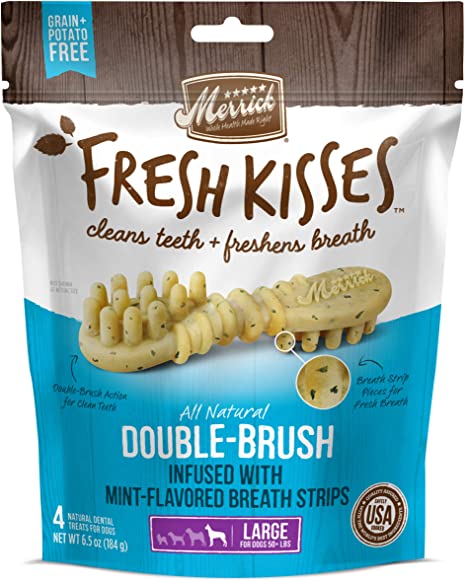 Merrick Fresh Kisses - Infused With Mint-Flavored Breath Strips (Large)