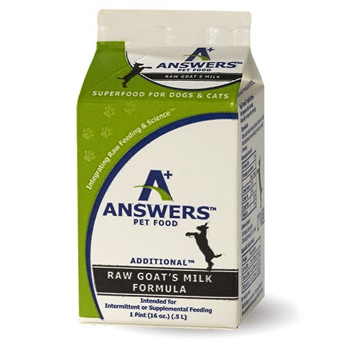 Answers - Additional Raw Goats Milk (In Store Only)