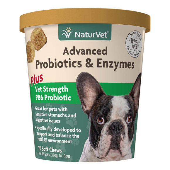 NaturVet - Probiotics and Enzymes Soft Chews