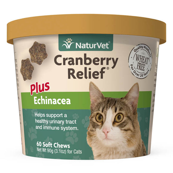 NaturVet - Cranberry Relief Soft Chews for Cats