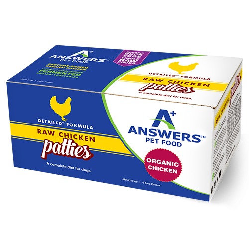 Answers - Detailed Raw Chicken Patties (In Store Only)