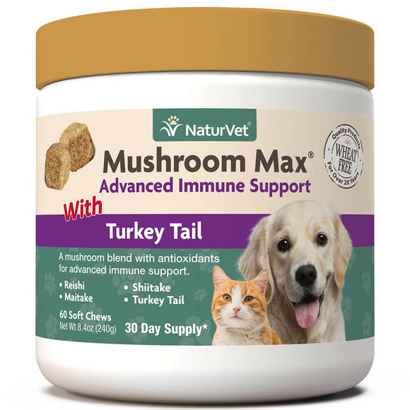 NaturVet - Mushroom Max Immune Support