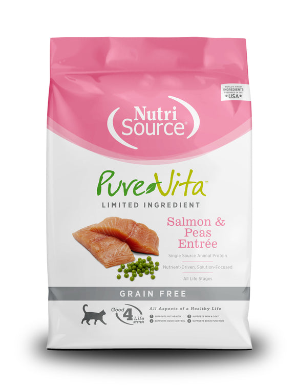 PureVita - Grain Free Salmon & Pea Dry Cat Food