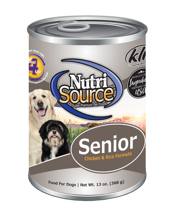 NutriSource - Canned Senior Wet Dog Food
