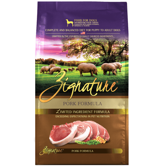Zignature - Pork Formula Dry Dog Food