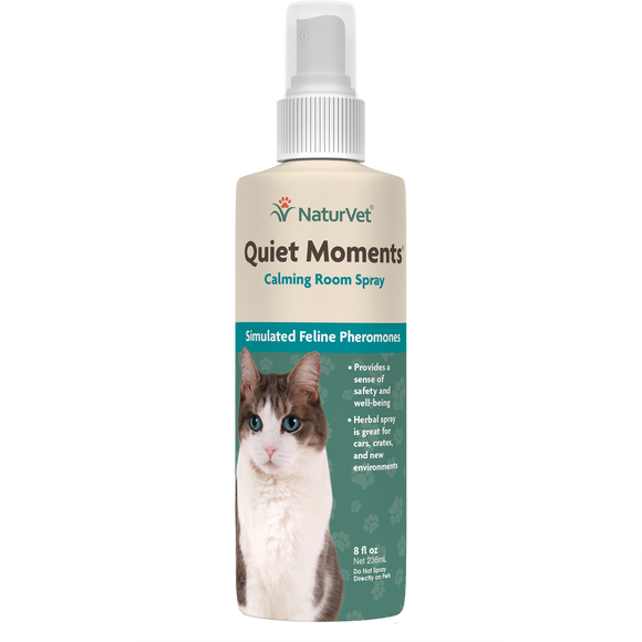 NaturVet - Quiet Moments Calming Room Spray for Cats