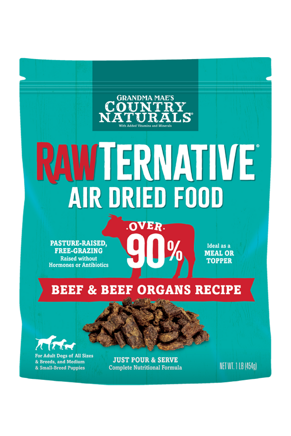 RAWTERNATIVE - Air Dried Beef Food