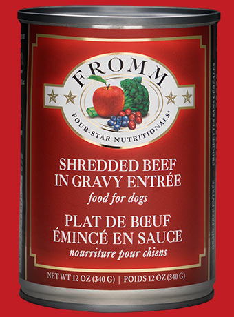 Fromm - Four-Star Shredded Beef in Gravy Canned Wet Dog Food