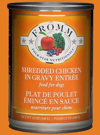 Fromm - Four-Star Shredded Chicken in Gravy Canned Wet Dog Food