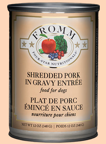 Fromm - Four-Star Shredded Pork in Gravy Canned Wet Dog Food