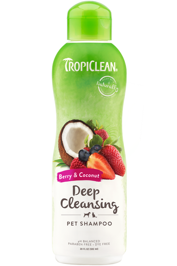 TropiClean - Berry & Coconut Deep Cleansing Shampoo